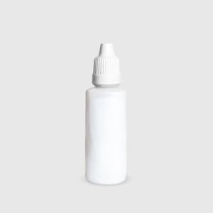 Tarro Cilíndrico Precinto Blanco con Gotero 60ML