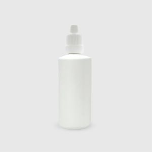 Tarro de 35 ml con obturador gotero tapa precinto color blanco